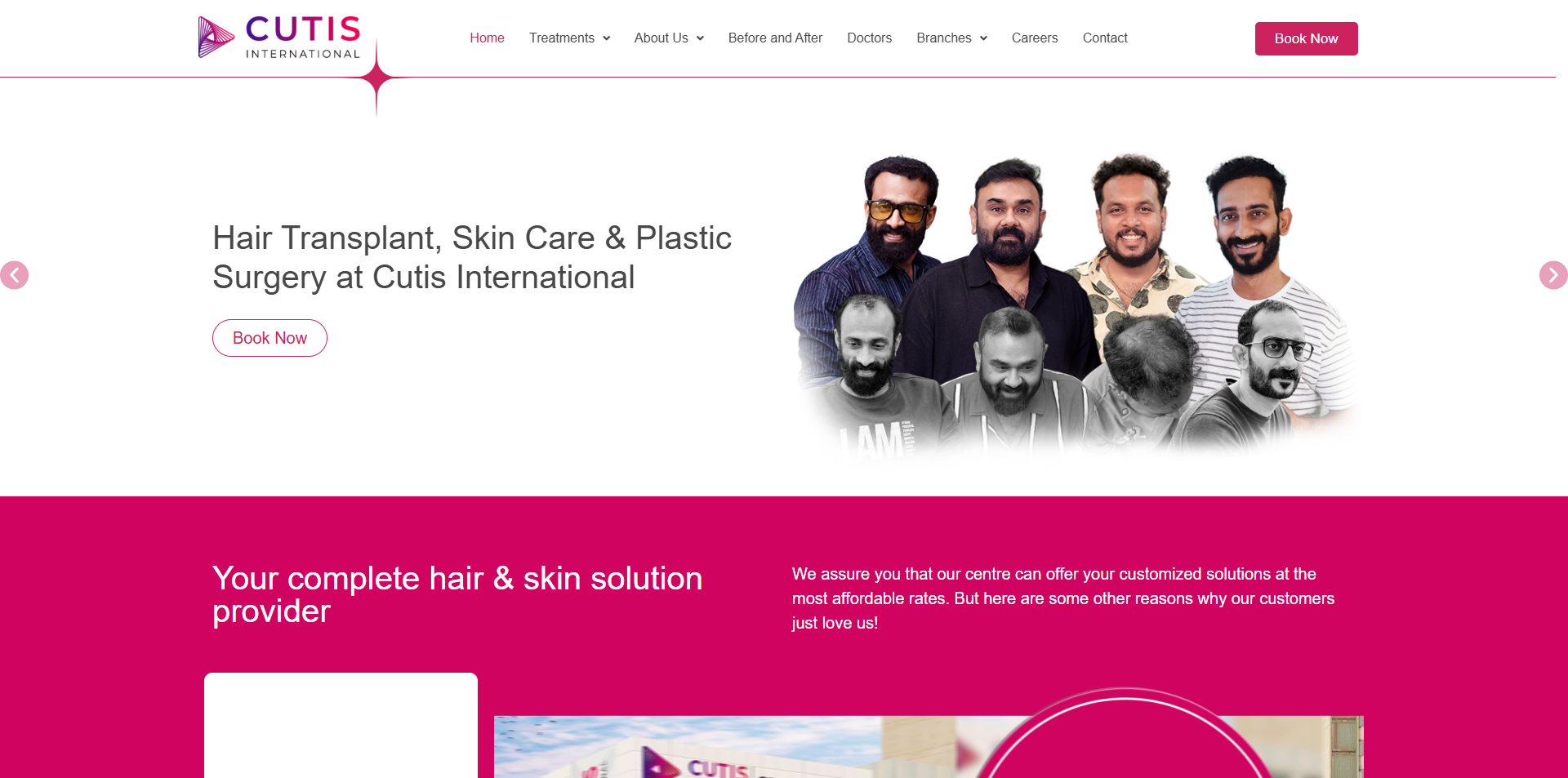 Cutis International desktop preview
